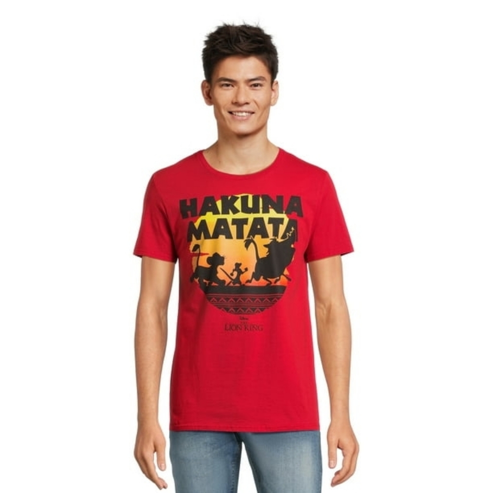 NWT Mens Disney Hakuna Matata Lion King Graphic Tee Shirt- M
